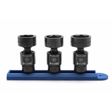 KD TOOLS 3/8" Drive Painless Universal Impact Sockets Black Oxide Coating 84976